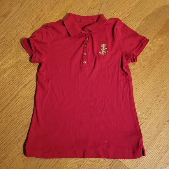 Red Ralph Lauren Polo with Embroidered Logo - Picture 1 of 6